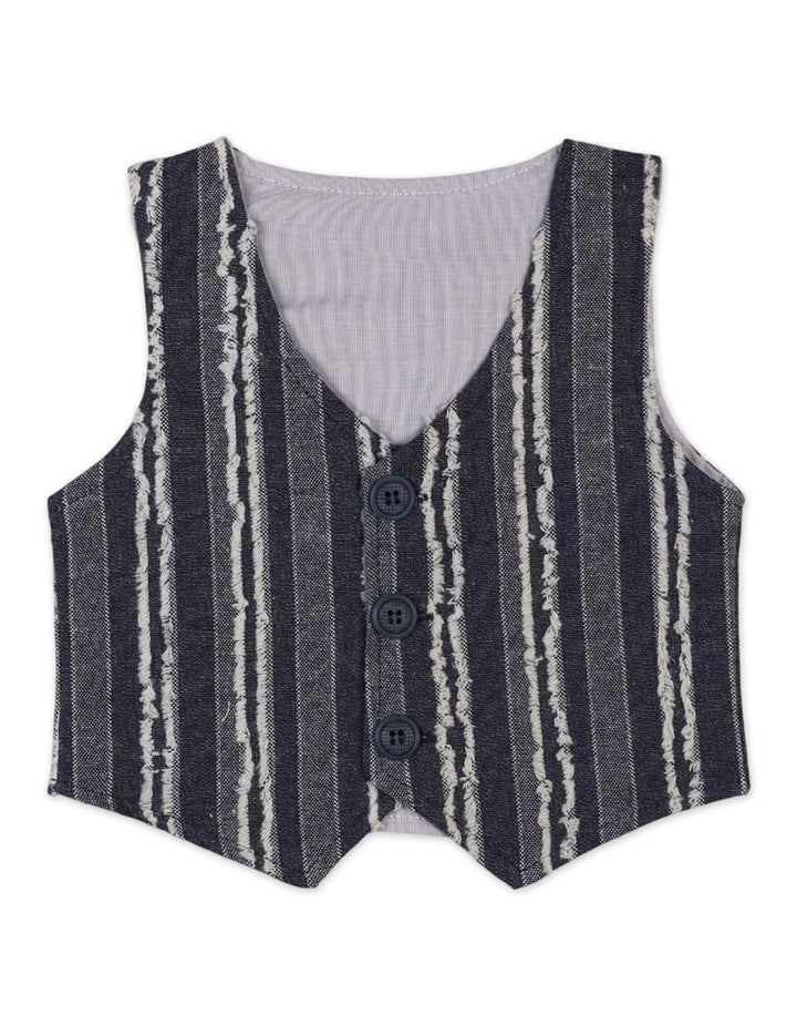 Baby Boys Summer Suit Light Blue Striped Premium Turkish Collection at Zubaidas Mother Shop Pakistan