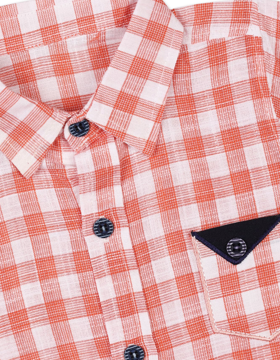 Baby Boys Summer Suit Orange Black Premium Turkish Collection at Zubaidas Official Pakistan