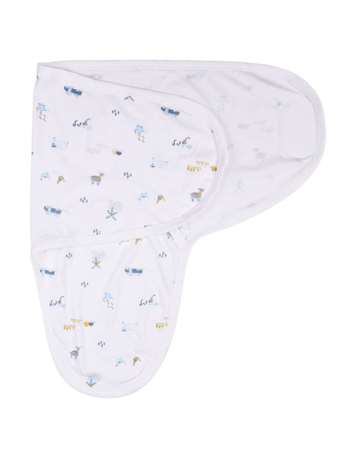Baby Boys Swaddling Sheet Bambies Farmlands at Zubaidas