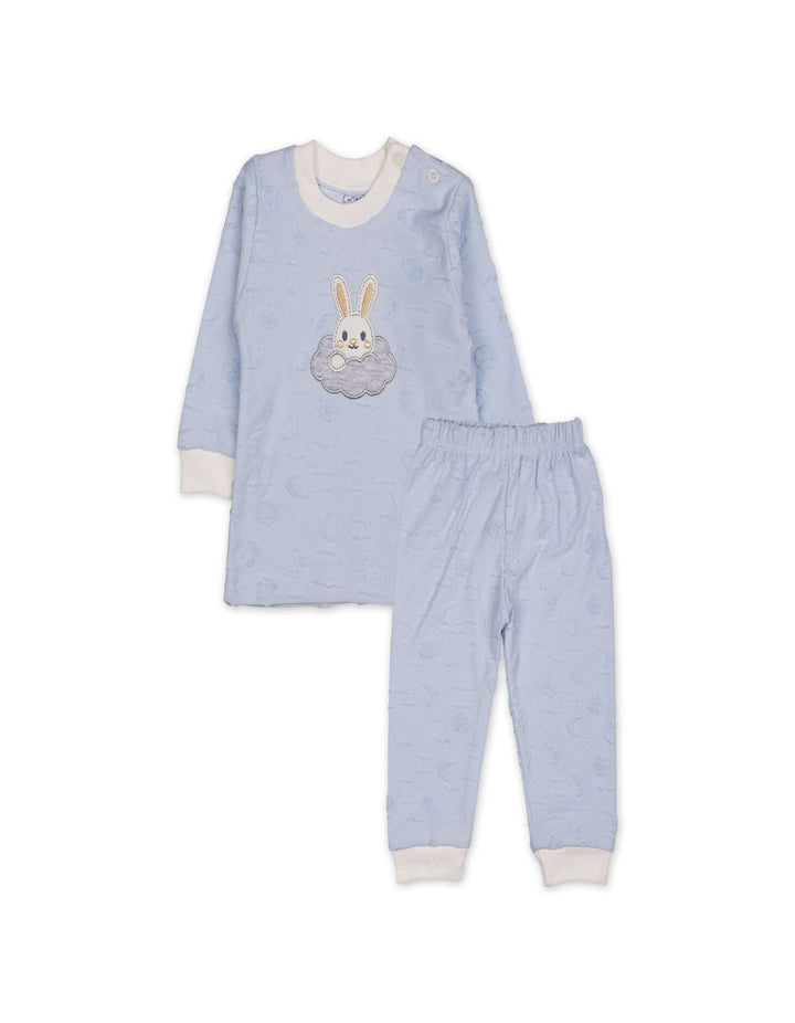 Baby Boys Winter 2 Piece Suit Set Blue Bunny at Zubaidas