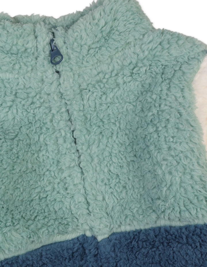 Baby Boys Winter Apparel Sets Bambies Striped Bodysuit and Warm Fleece Jacket at Zubaidas Official