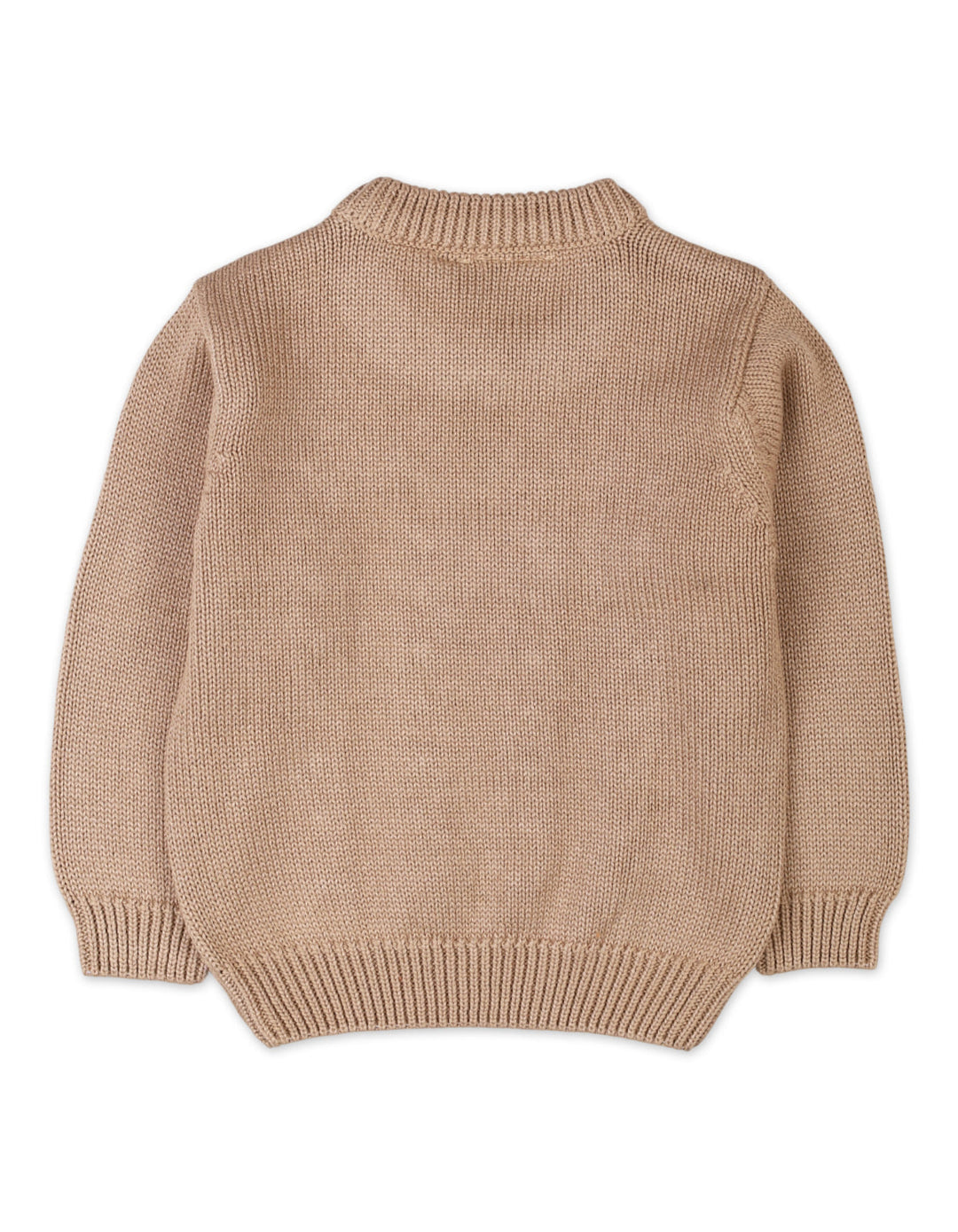 Baby Boys Winter Pullovers Sweaters Bambies Light Brown at Zubaidas Pakistan