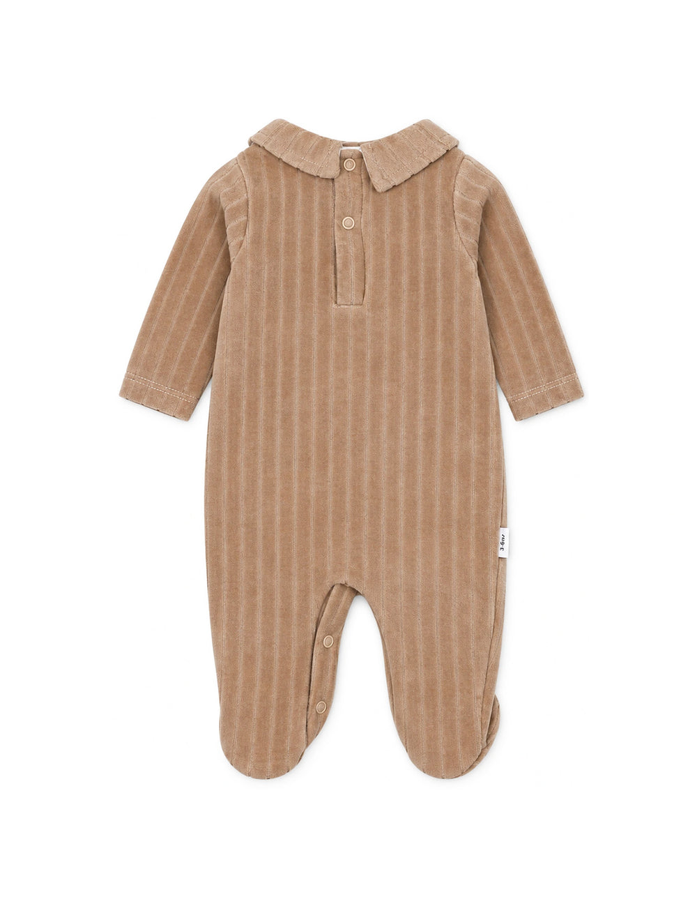 Baby Boys Winter Romper Peter Pan Collar Beige at Zubaidas Official Pakistan