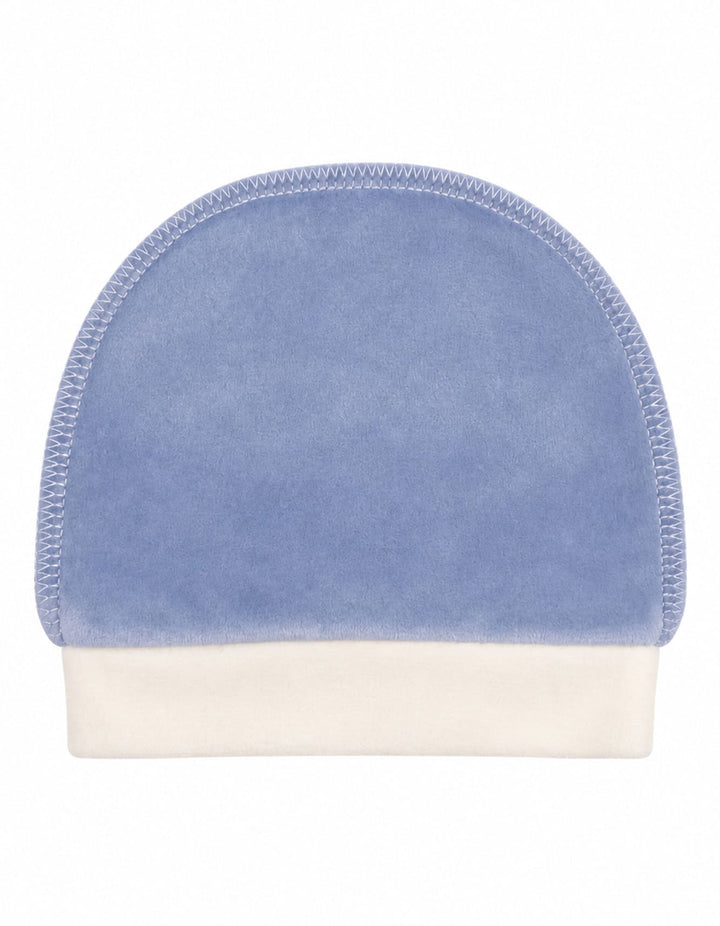 Baby Boys Winter Romper with Cap Bear Blue and White at Zubaidas Pakistan