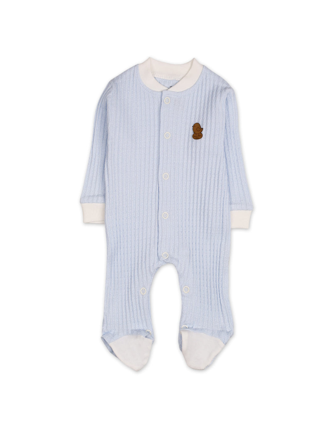 Baby Boys Winter Romper with Cap Bird Applique Blue at Zubaidas Online Pakistan