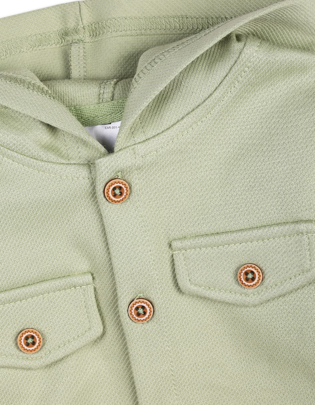 Baby Boys Winter Suit Sets Bambies Hooded Olive Green at Zubaidas Official Pakistan