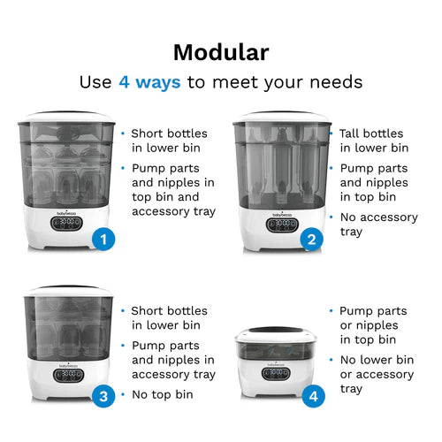 Baby Brezza One Step Baby Bottle Sterilizer and Dryer Advanced BRZ0069 at Zubaidas Best Online Baby Store in Pakistan