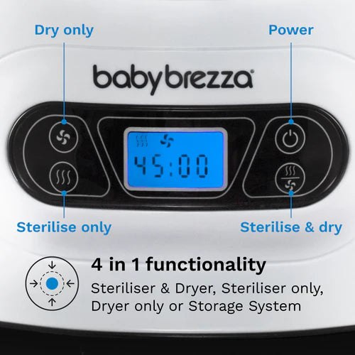 Baby Brezza One Step Baby Bottle Sterilizer and Dryer White BRZ0098 at Zubaidas Official Online Baby Store Pakistan