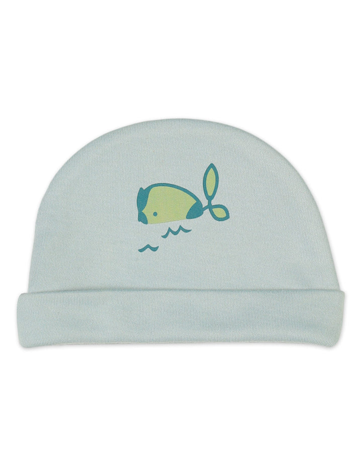 Baby Cap Bambies Marine Green Whale at Zubaidas