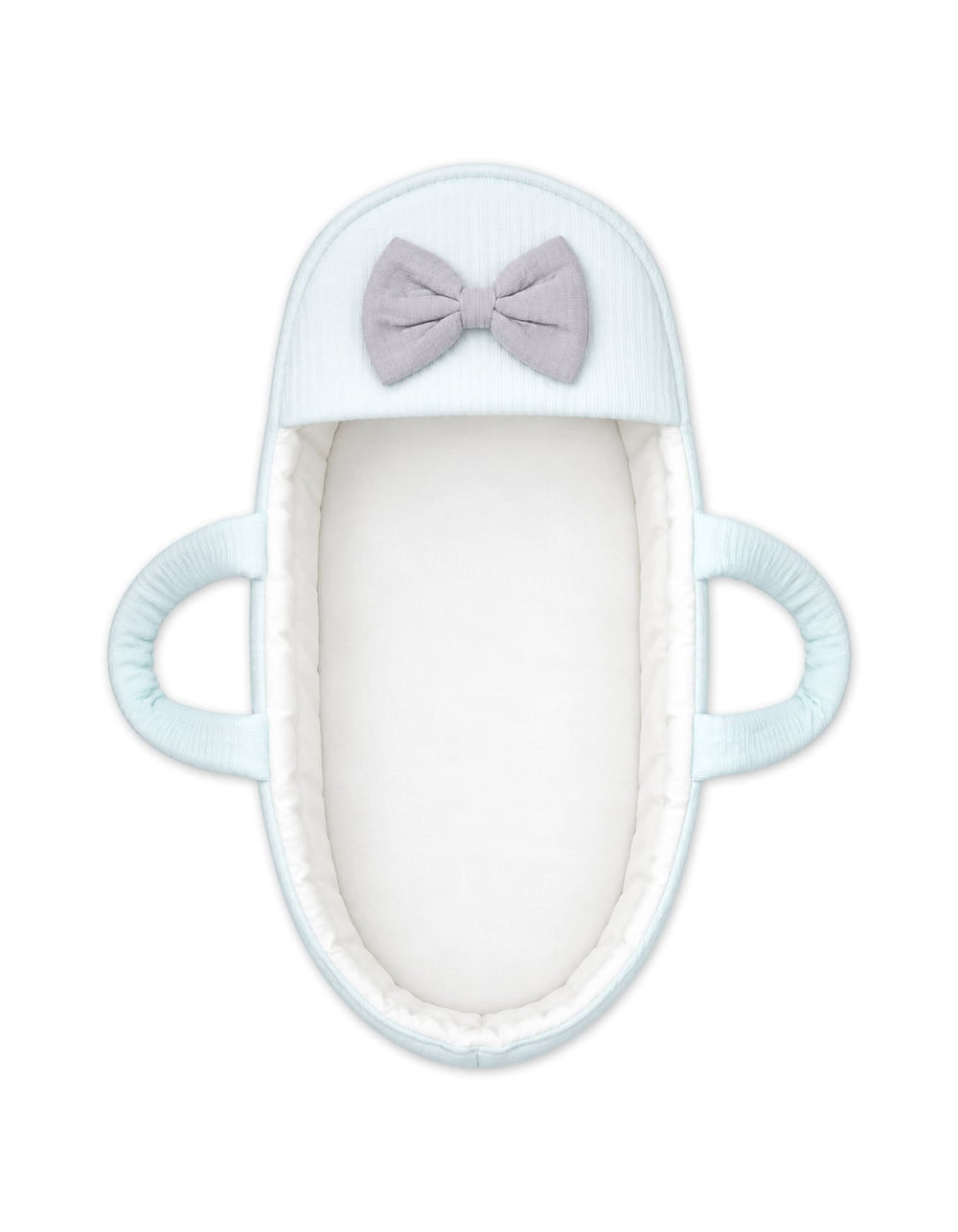 Baby Carry Crib Elegant Bow Mint Blue at Zubaidas Official Pakistan