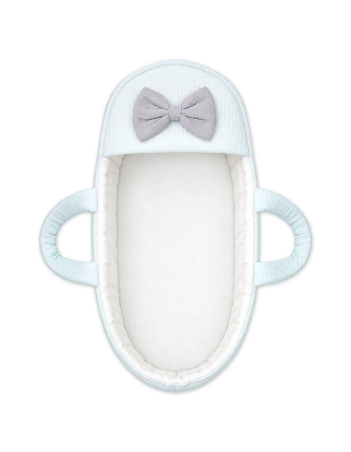 Baby Carry Crib Elegant Bow Mint Blue at Zubaidas Official Pakistan