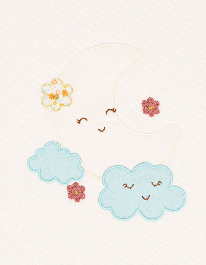 Baby Carry Nest 3 Pcs Gift Set Blue Clouds at Zubaidas Official Pakistan