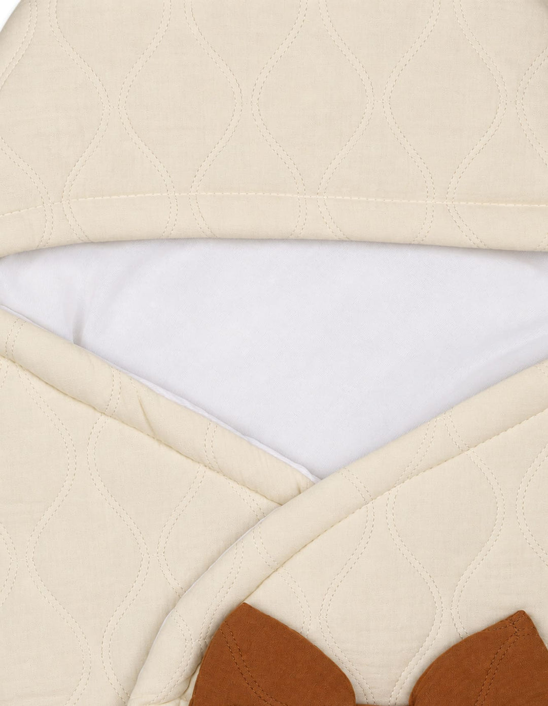 Baby Carry Nest Brown Bow Beige at Zubaidas Online Pakistan