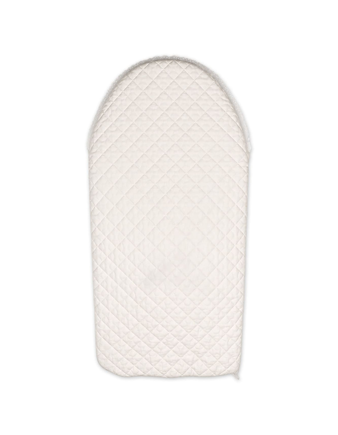 Baby Carry Nest Quilted Pattern Crown Applique and Bow white at Zubaidas The Baby Kids and Moms Store in Pakistan