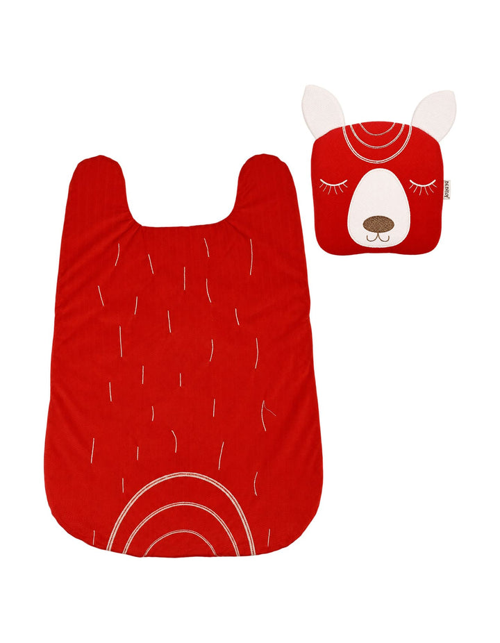 Baby Changing Mat with Pillow Red at Zubaidas