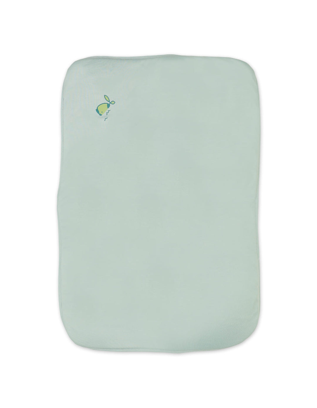 Baby Changing Sheet Bambies Marine Green Whale at Zubaidas