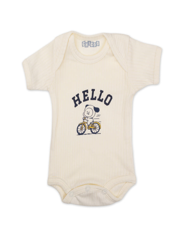 Baby Clothing Gift Set 6 Pcs Hello Off White at Zubaidas Online Pakistan