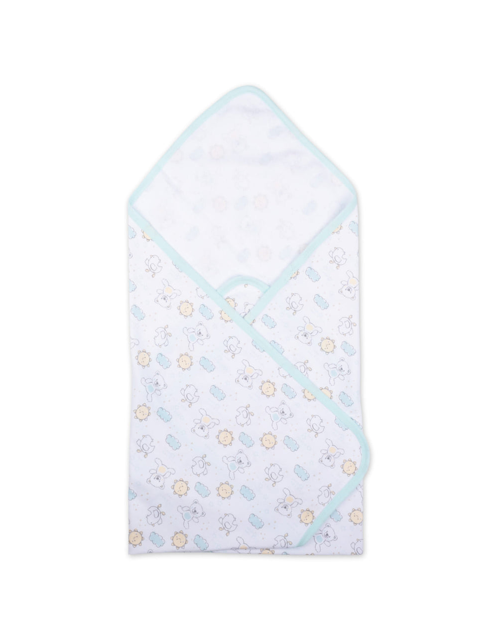 Baby Clothing Gift Set 7 Pcs Hello Little One Mint Green and White at Zubaidas Official Pakistan