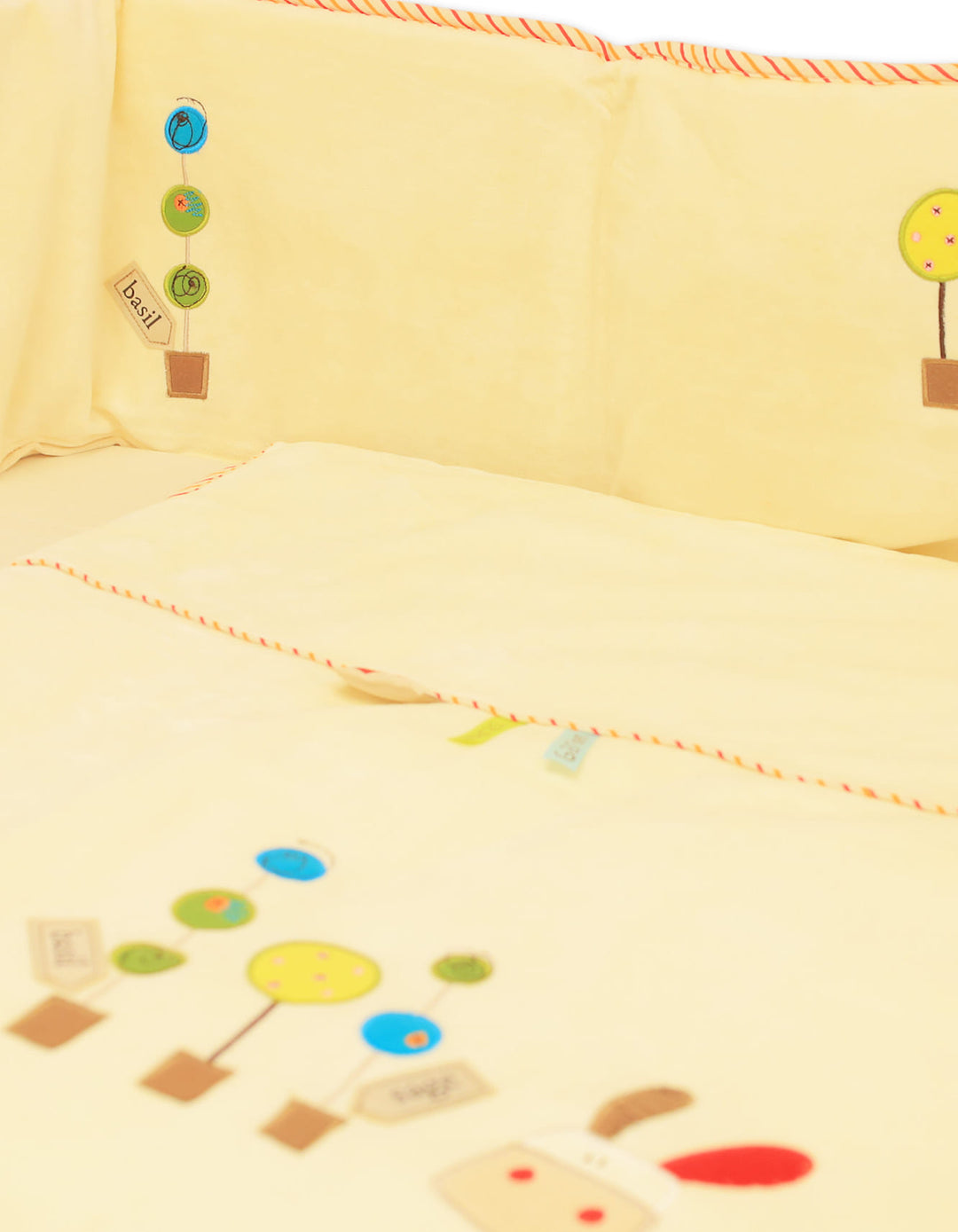 Baby Cot Bedding 4 Piece Set Nara Garden at Zubaidas Official Pakistan