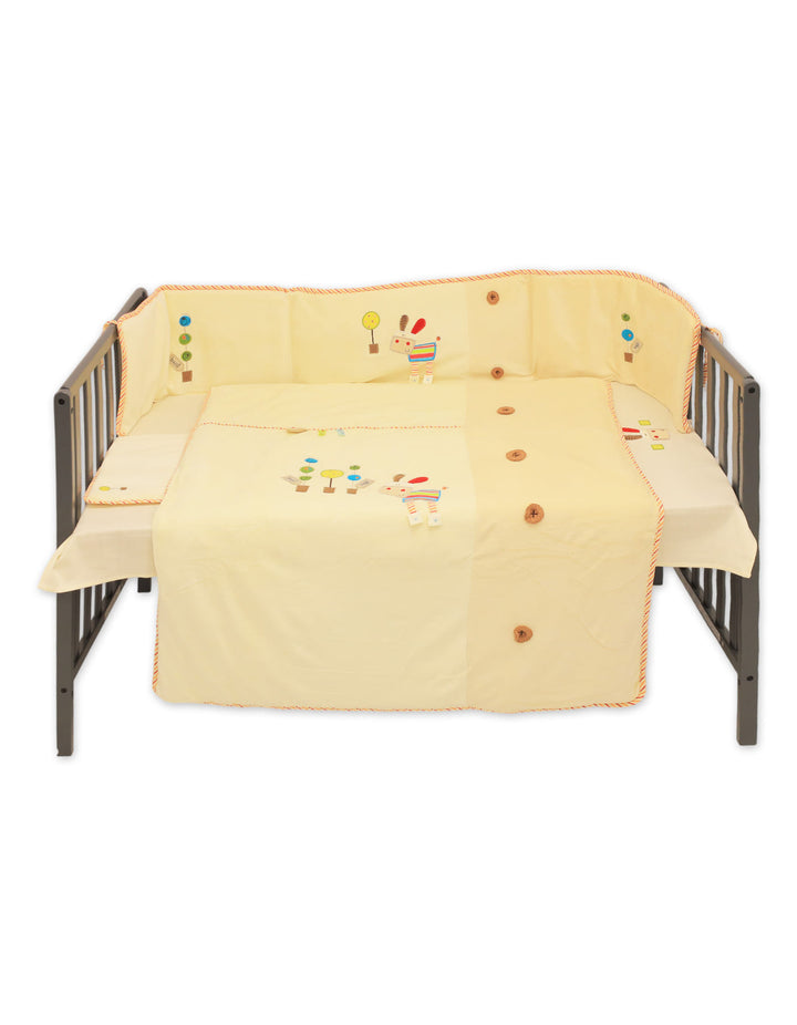 Baby Cot Bedding 4 Piece Set Nara Garden at Zubaidas