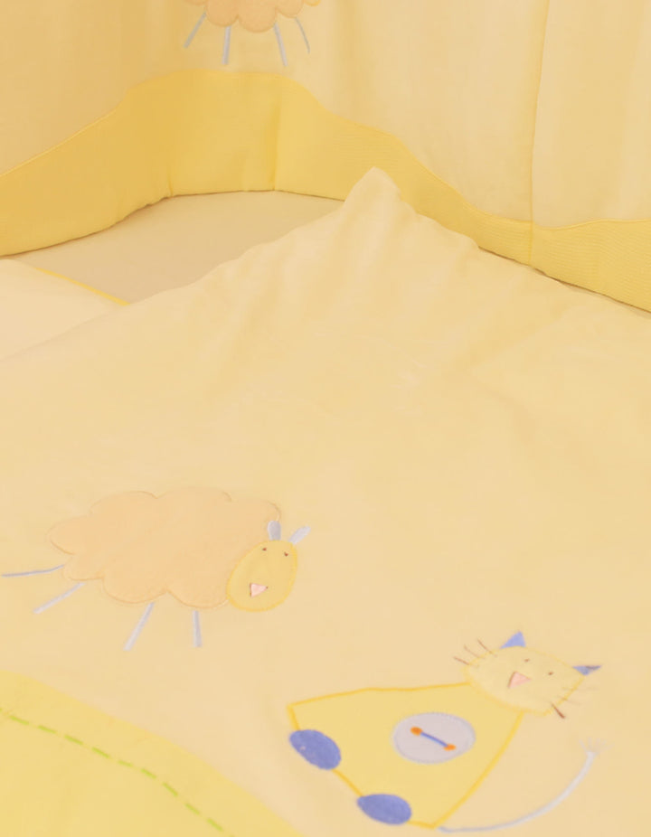 Baby Cot Bedding 5 Piece Set Animals at Zubaidas Best Online Baby and Kids Store in Pakistan