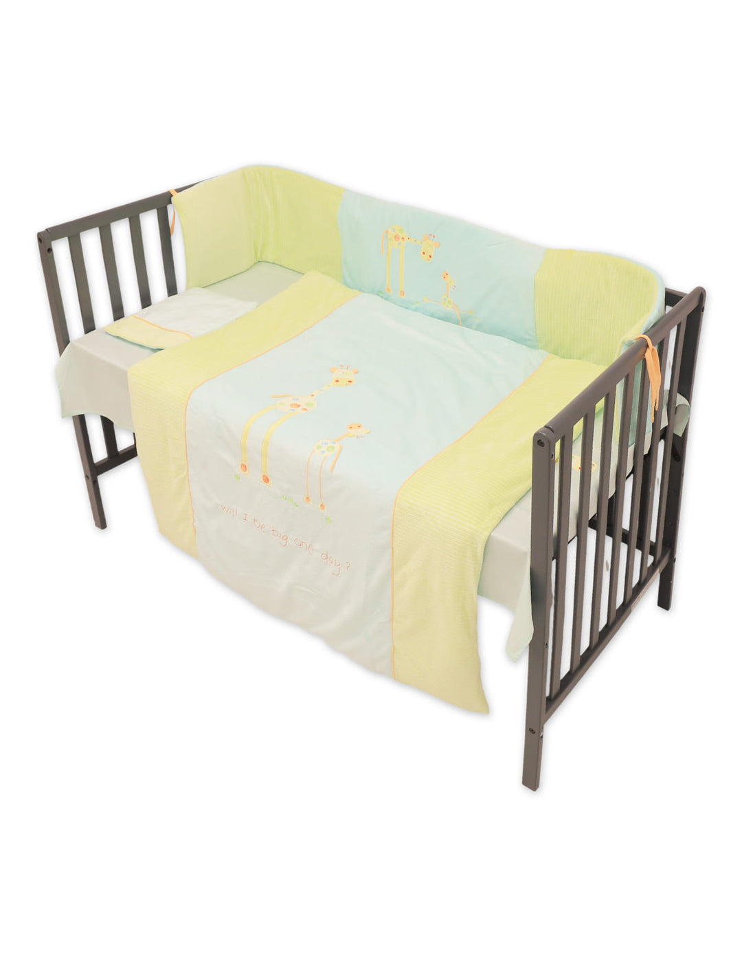Baby Cot Bedding 5 Piece Set Giraffe Theme at Zubaidas Official Pakistan
