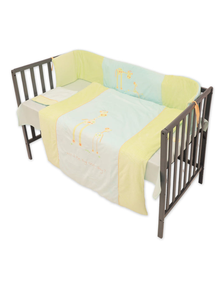 Baby Cot Bedding 5 Piece Set Giraffe Theme at Zubaidas Official Pakistan
