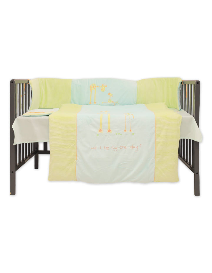 Baby Cot Bedding 5 Piece Set Giraffe Theme at Zubaidas Online Pakistan