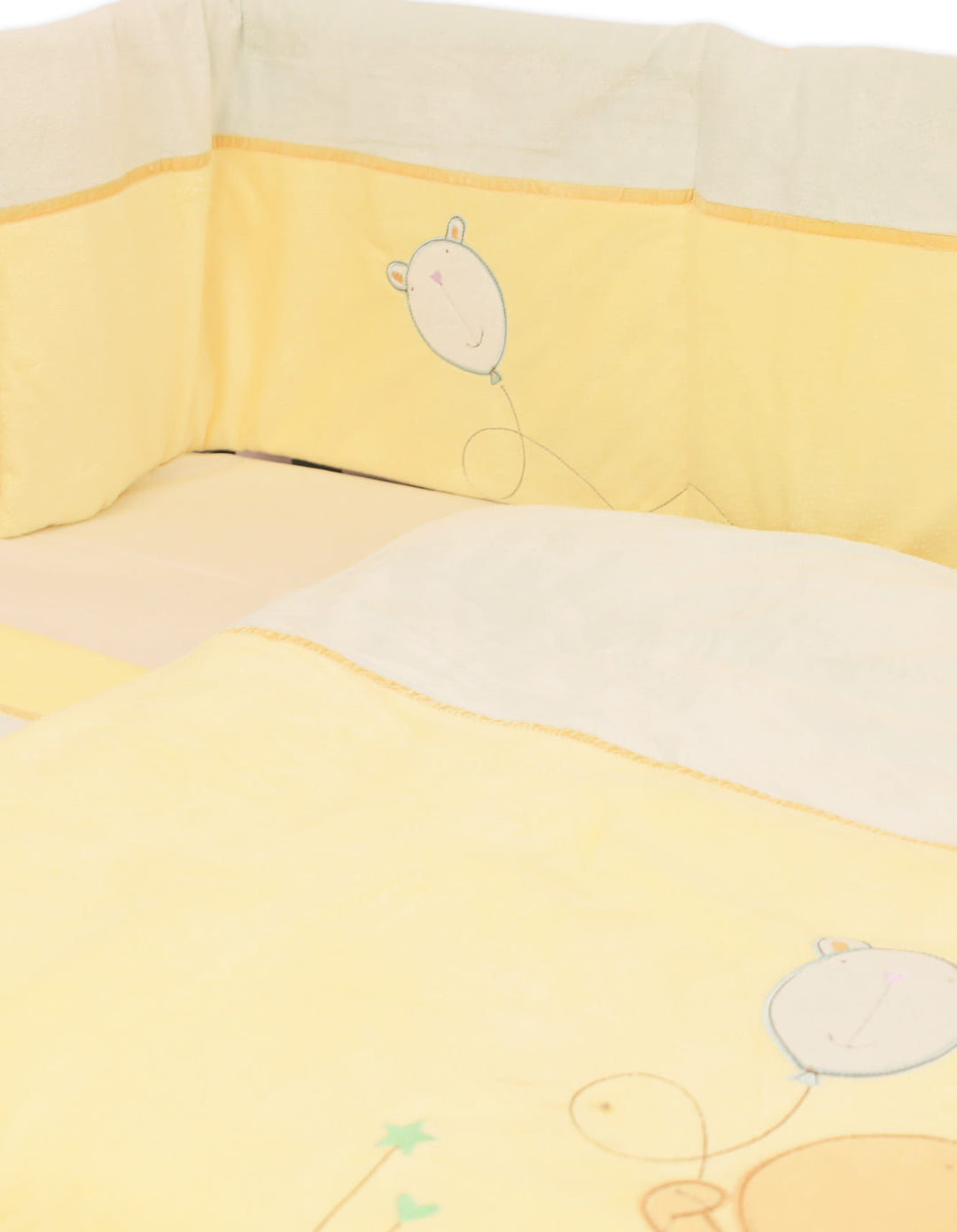 Baby Cot Bedding 5 Piece Set Little Bear at Zubaidas Best Online Baby and Kids Store in Pakistan