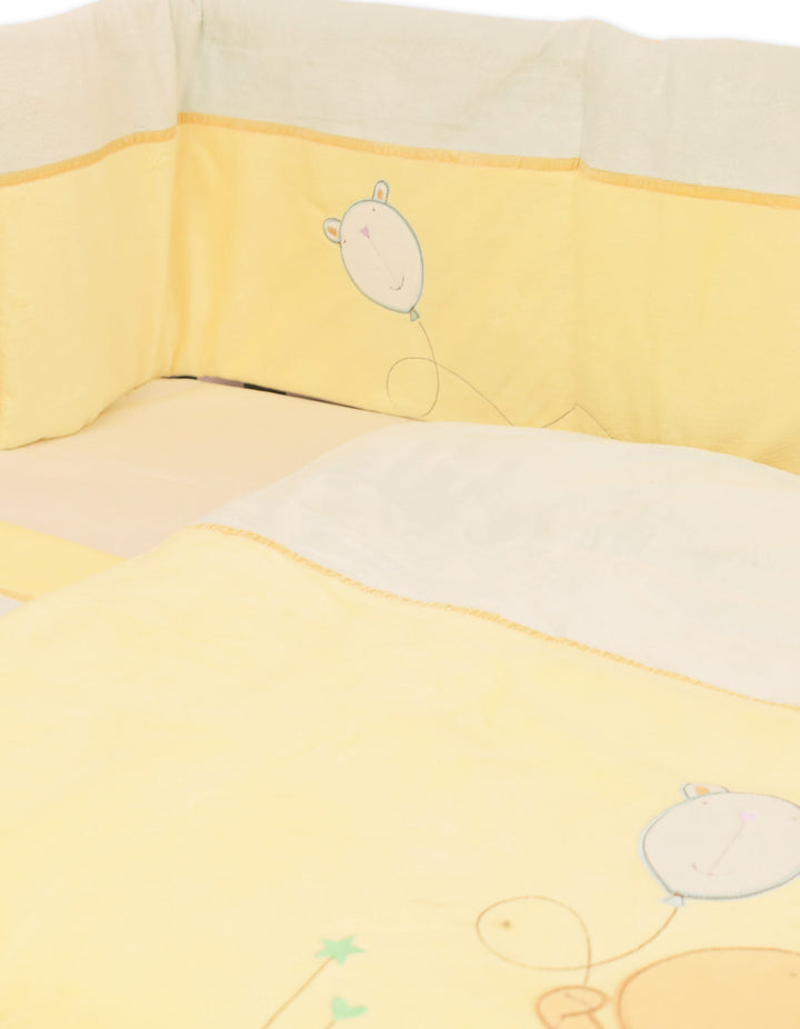 Baby Cot Bedding 5 Piece Set Little Bear at Zubaidas Best Online Baby and Kids Store in Pakistan