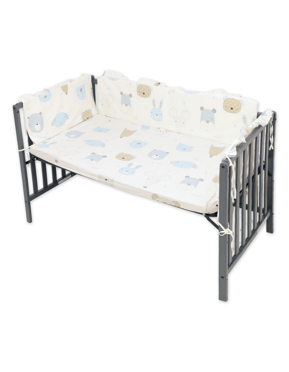 Baby Cot Bedding 5 Piece Set Sweet Safari at Zubaidas Official Pakistan