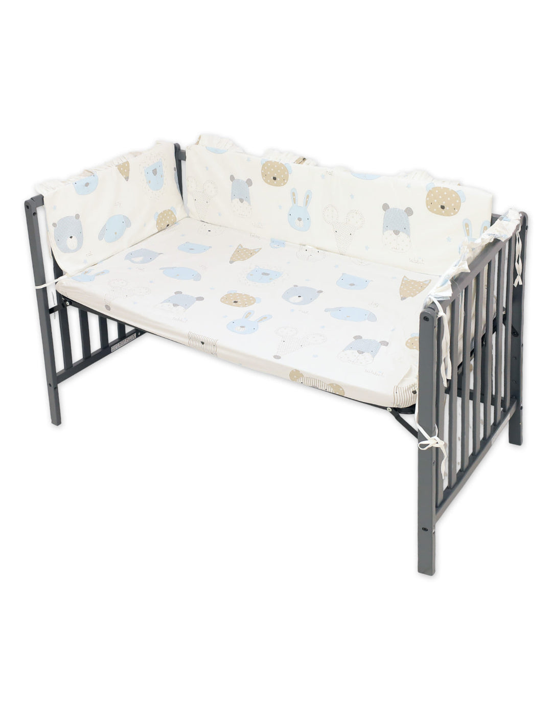 Baby Cot Bedding 5 Piece Set Sweet Safari at Zubaidas Official Pakistan