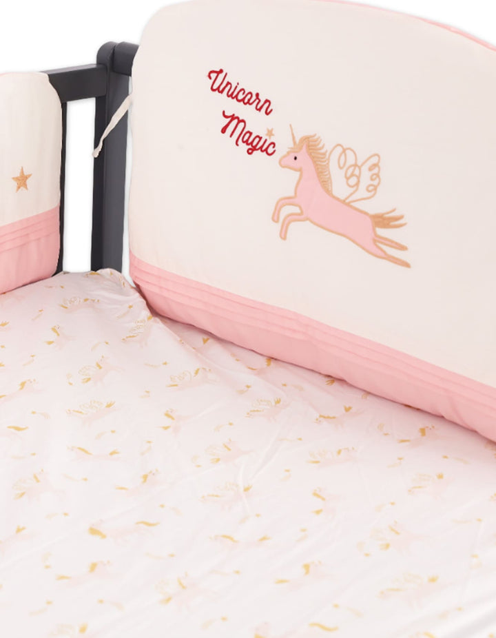 Baby Cot Bedding 5 Piece Set Unicorn Magic at Zubaidas Online Pakistan