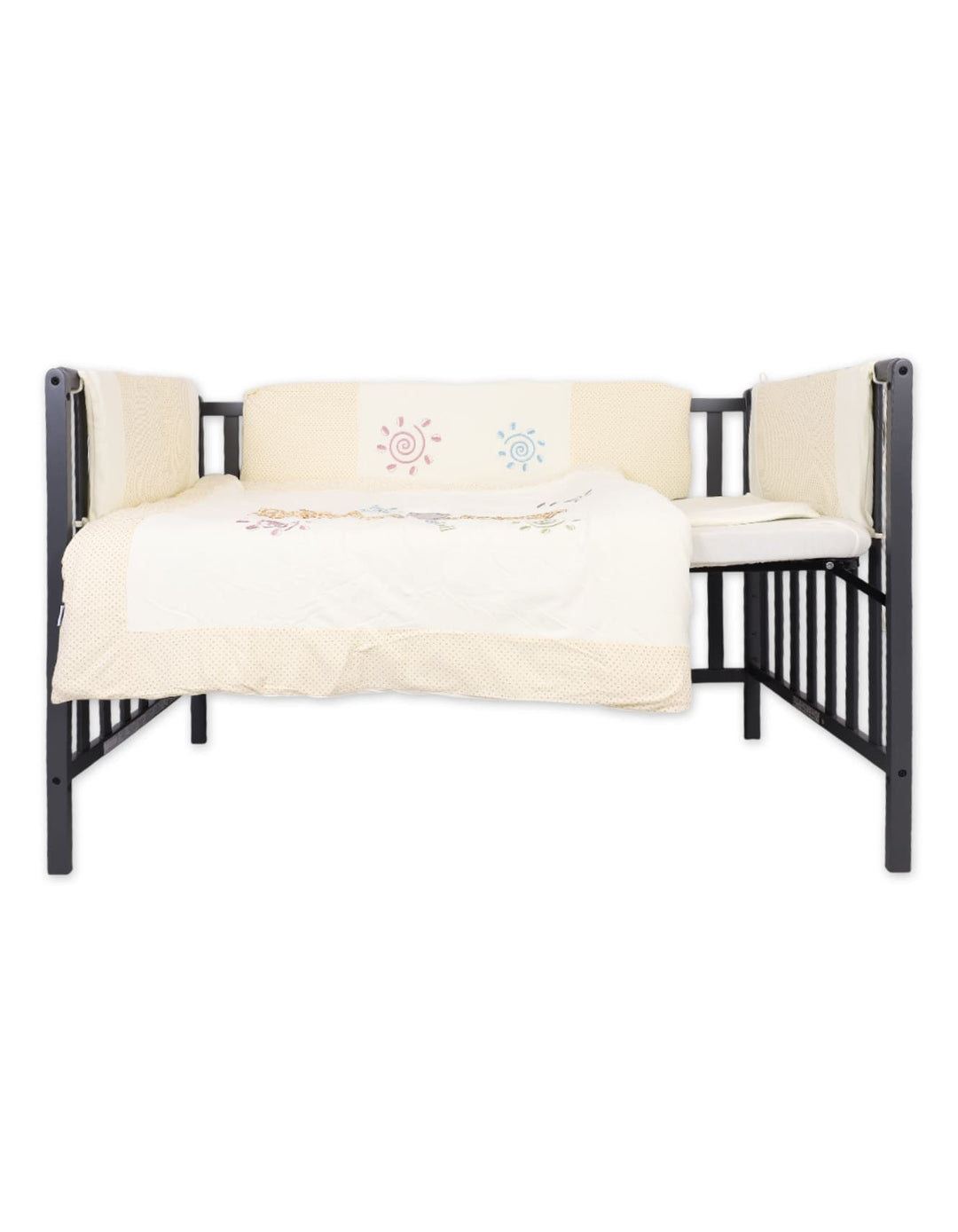 Baby Cot Bedding 5 Pieces Set Bambies Safari at Zubaidas