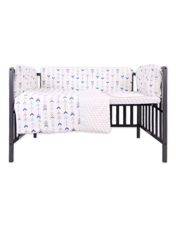Baby Cot Bedding 7 Pieces Set Bambies Arrow at Zubaidas