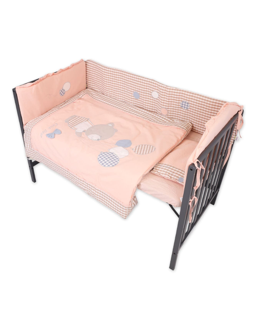 Baby Cot Bedding 7 Pieces Set Bear at Zubaidas Official Pakistan