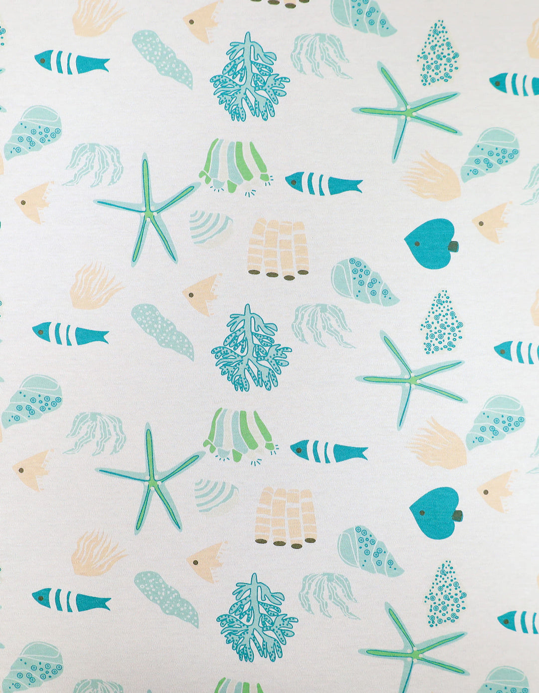 Baby Cot Fitted Sheet Marine Life at Zubaidas Official Pakistan