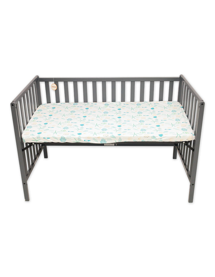 Baby Cot Fitted Sheet Marine Life at Zubaidas