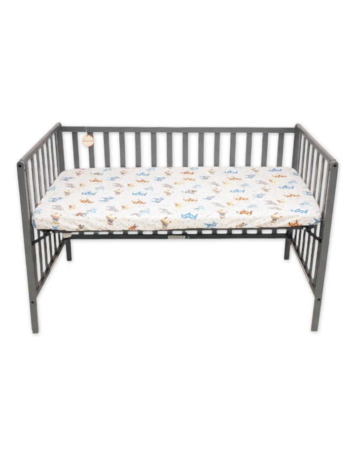 Baby Cot Fitted Sheet Multicolor Horse at Zubaidas