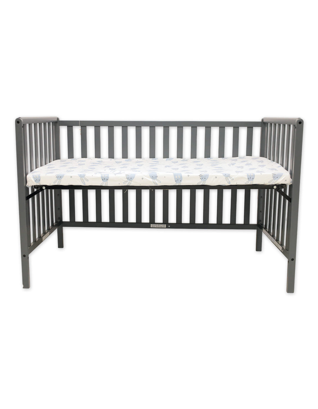 Baby Cot Fitted Sheet Playful Rabbits White at Zubaidas Online Pakistan