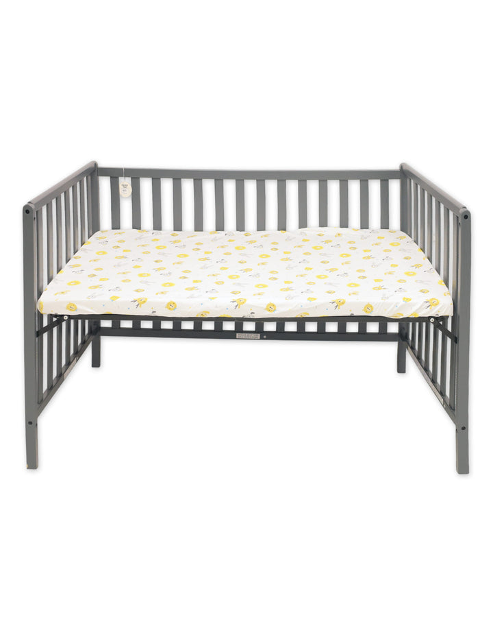 Baby Cot Fitted Sheet Safari Friends at Zubaidas