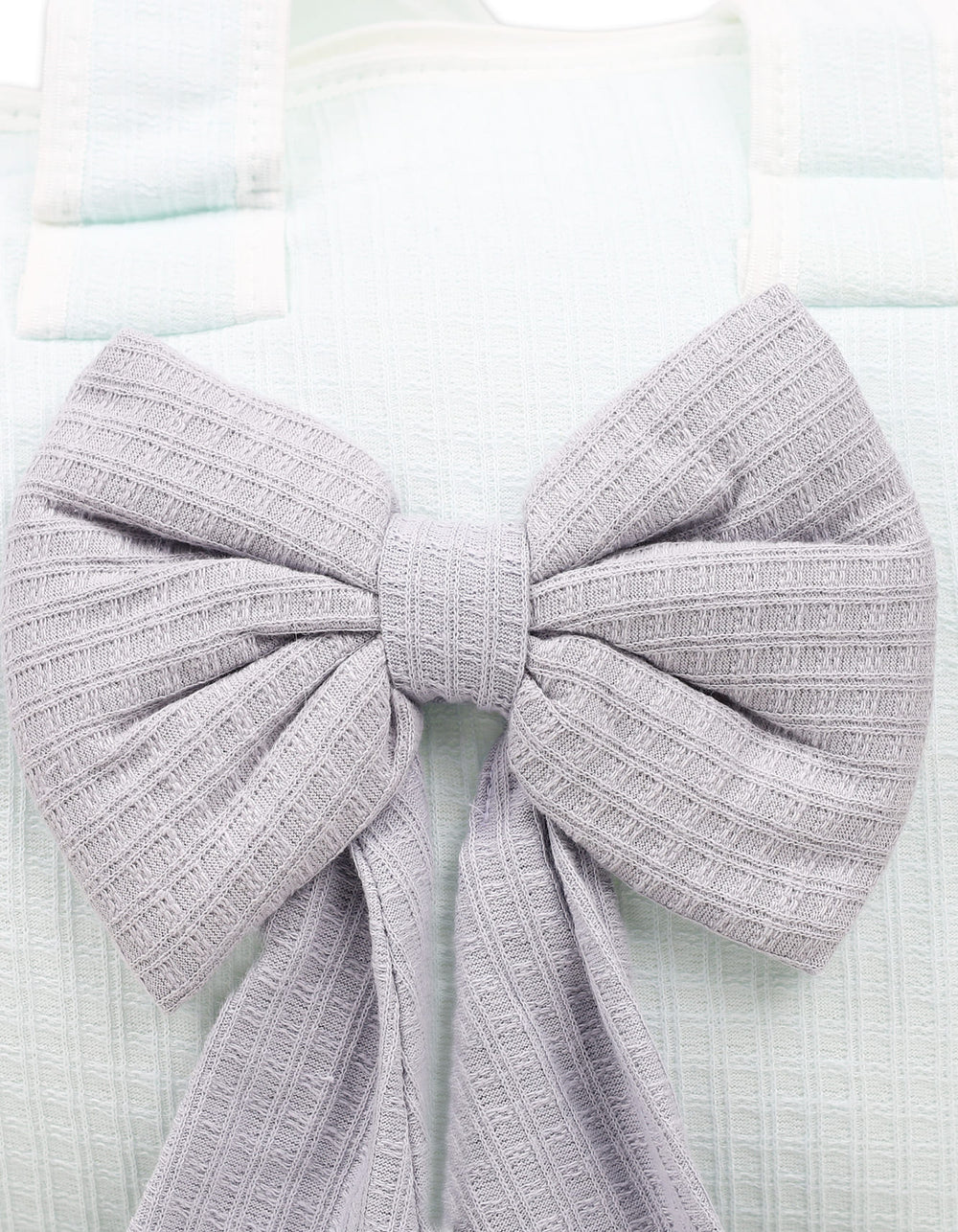 Baby Diaper Bag Bow Mint Green and Grey at Zubaidas Official Pakistan