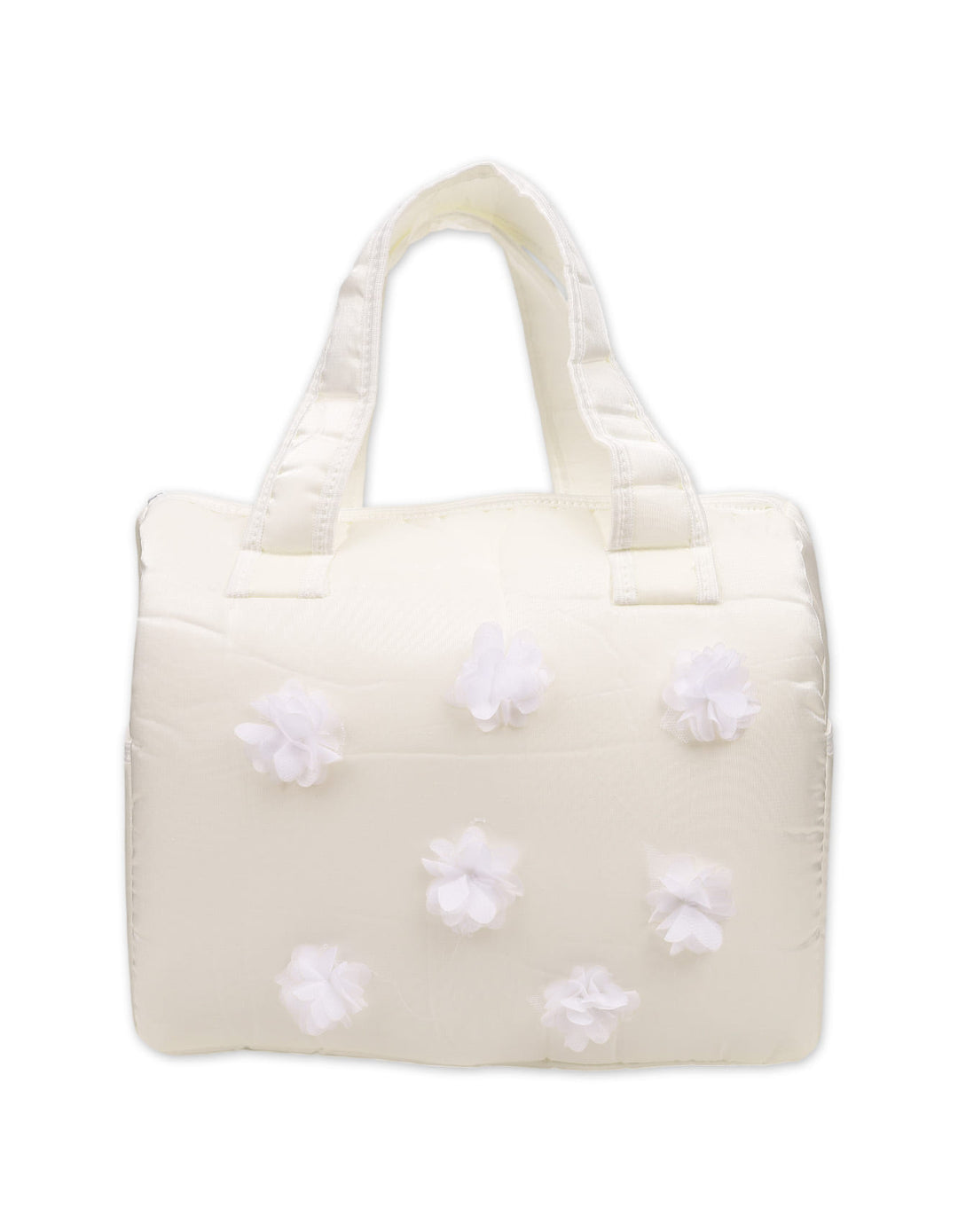 Baby Diaper Bag Floral White at Zubaidas