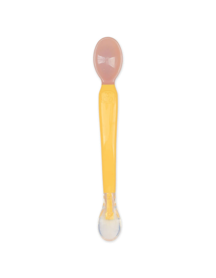 Baby Dual Ended Feeding Spoon Yellow at Zubaidas