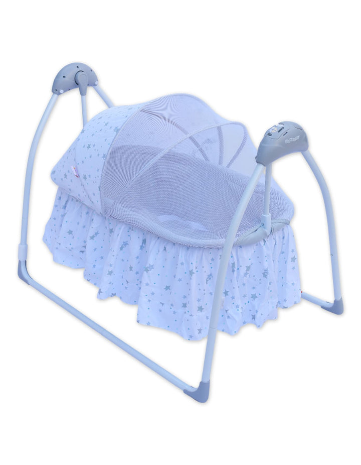 Baby Electric Foldable Bassinet Swings Bambies Grey BM-SW-010 at Zubaidas