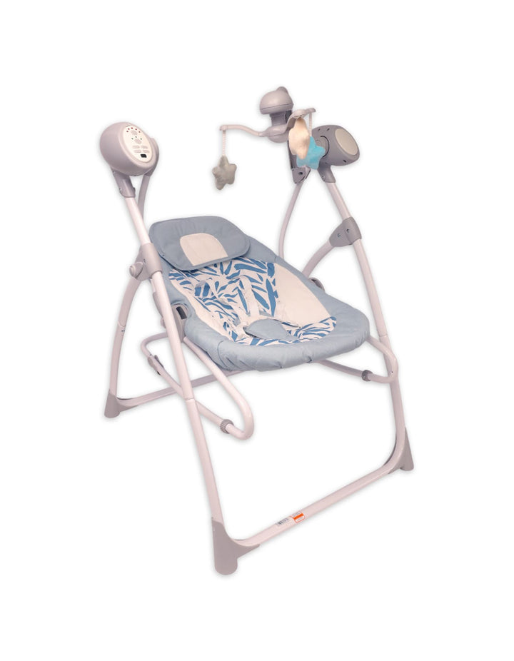 Baby Electric Foldable Swing and Rocker Bambies Blue BM-SW-007 at Zubaidas