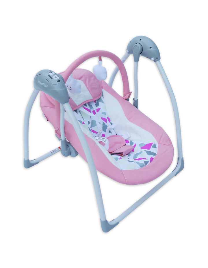 Baby Electric Foldable Swings Bambies Pink BM-SW-004 at Zubaidas