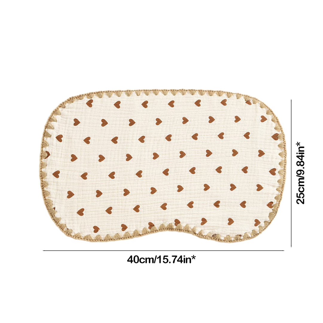 Baby Flat Pillow Hearts Beige at Zubaidas Online Pakistan