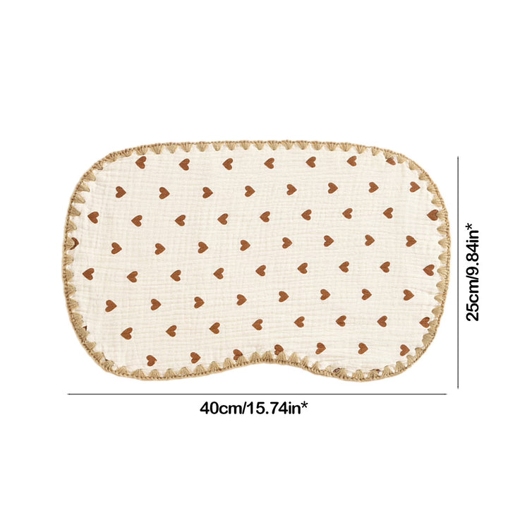 Baby Flat Pillow Hearts Beige at Zubaidas Online Pakistan