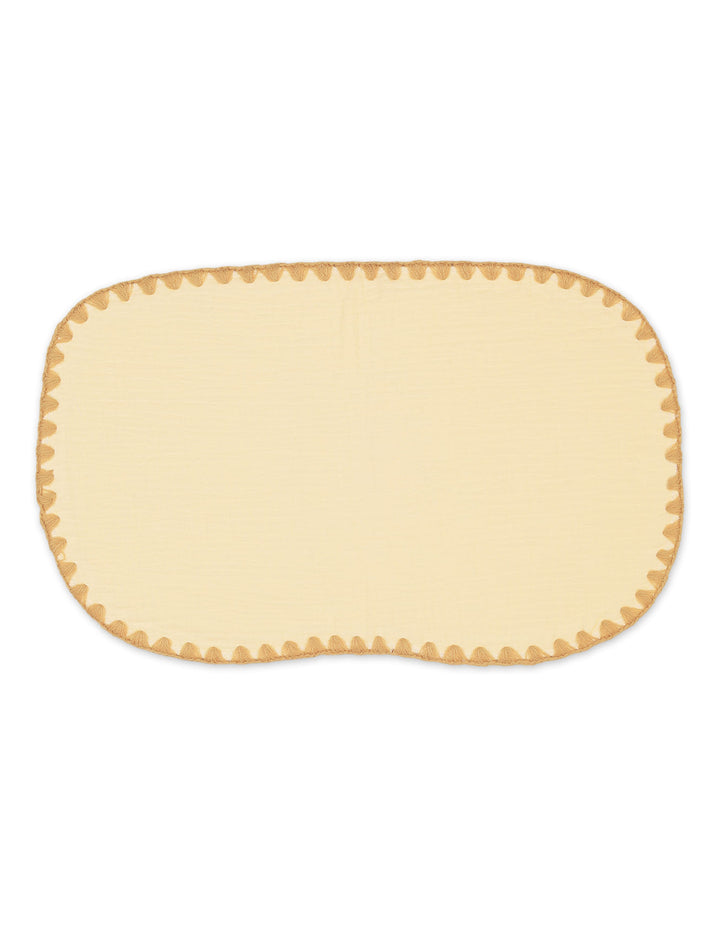 Baby Flat Pillow Hearts Beige at Zubaidas Official Pakistan